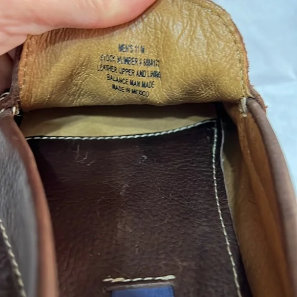 Giorgio Brutini Le Glove Dark Brown Slip-on Leather Loafers Size 11M - Picture 8 of 9